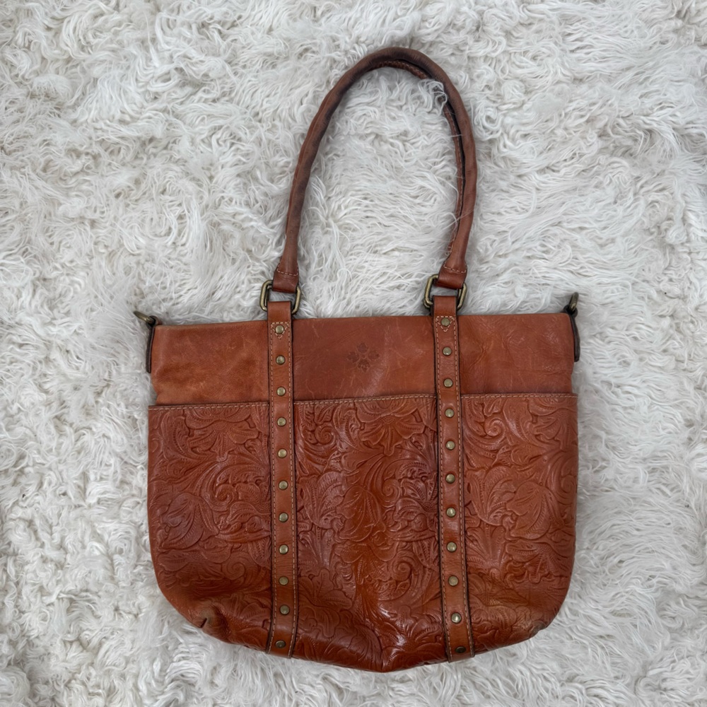Patricia Nash Embossed Leather Tote Purse Bag